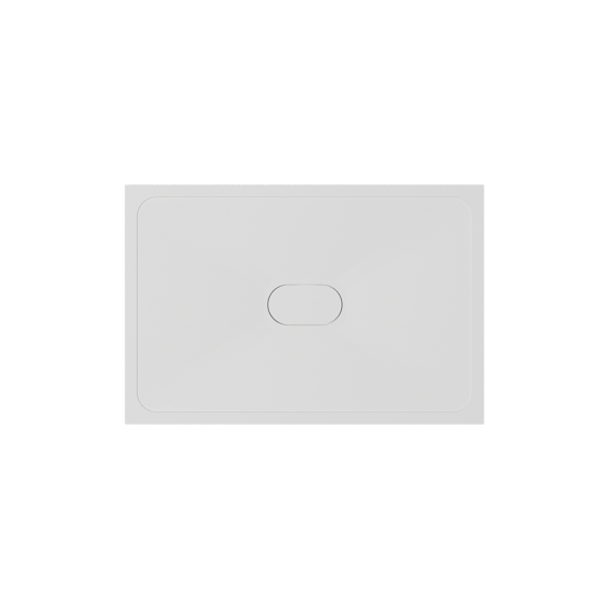 Balmani Artic douchebak 120 x 80 cm top solid mat wit