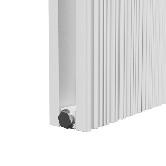 Vipera Mares dubbele handdoekradiator 47 x 180 cm centrale verwarming mat wit zij- en middenaansluiting 1821W