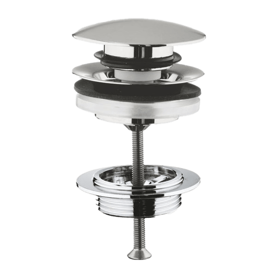 Grohe afvoerplug wastafel afsluitbaar Brushed Supersteel