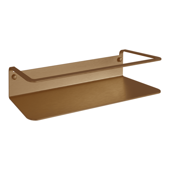 Blaufoss Tika enkele shampoohouder met wandbevestiging Brushed Rosegold