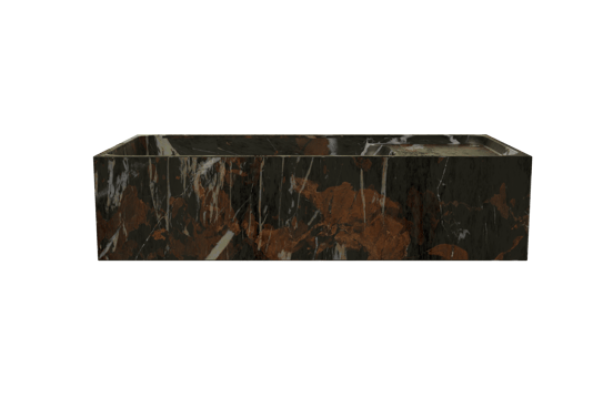 Balmani Dama fonteintje 42 x 21 cm Portoro Gold marmer