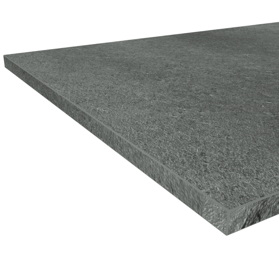 Linie Lado enkel wastafelblad leisteen grijze melamine 60 x 46 cm