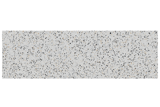 Balmani Stretto enkel of dubbel tablet Bianco Nero terrazzo 180 x 55 cm