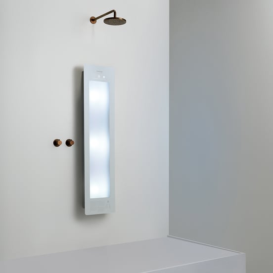 Sunshower Plus M Infrarot und UV Flache Aufputz Befestigung white