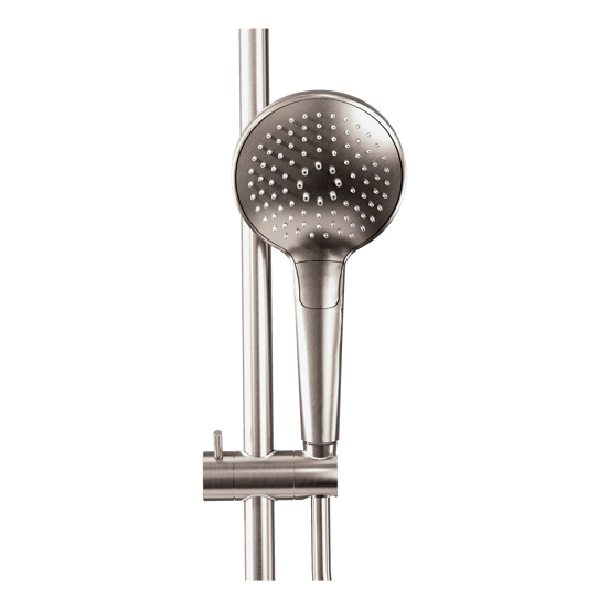 Blaufoss Round 300 colonne de douche de pluie mitigeur thermostatique Brushed CoolMetal