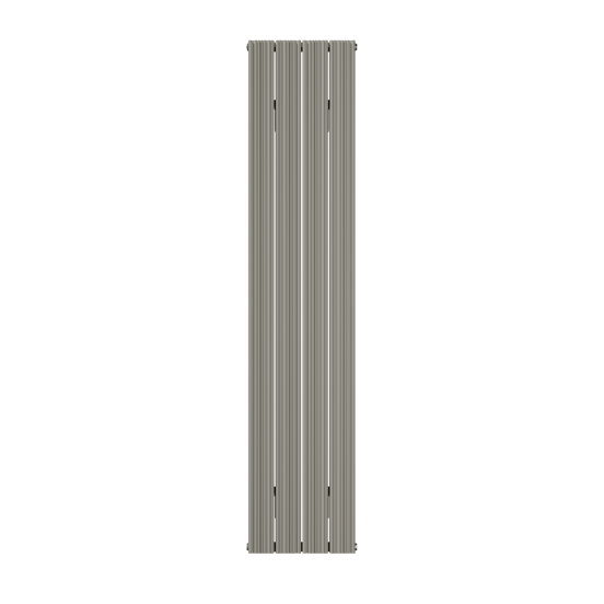 Vipera Mares enkele handdoekradiator 37,5 x 180 cm centrale verwarming zijdegrijs zij- en middenaansluiting 1085W