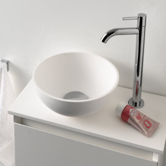 Blaufoss Multa robinet de lave-mains haut Chrome Brillant