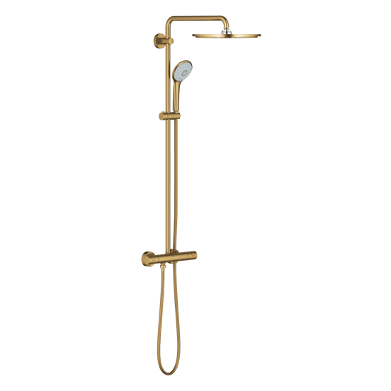 Grohe Euphoria System 310 colonne de douche de pluie robinet thermostatique Brushed Cool Sunrise