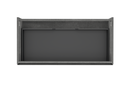 Storke Edge zwevende wastafelonderkast 105 x 52 cm beton donkergrijs 1 lade
