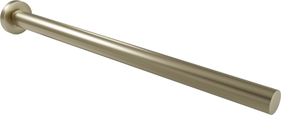 Blaufoss Noma Tube enkele handdoekhouder Brushed Champagne Gold 41 cm