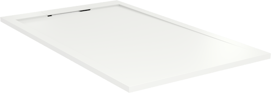 Balmani Andes douchebak 140 x 80 cm Solid Surface mat wit