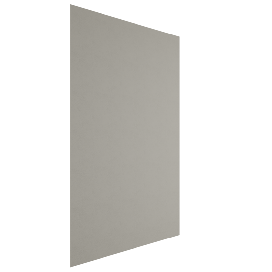 Luca Varess Zelda revêtement mural de douche 162 x 240 cm composite Soie grise mat structure rock