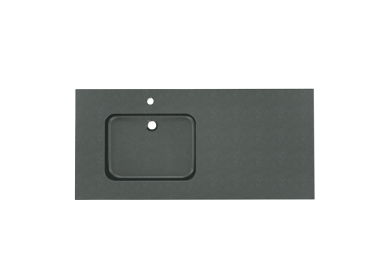 Balmani Napoli Waschtisch, links, Granit poliert, 120 x 55 cm