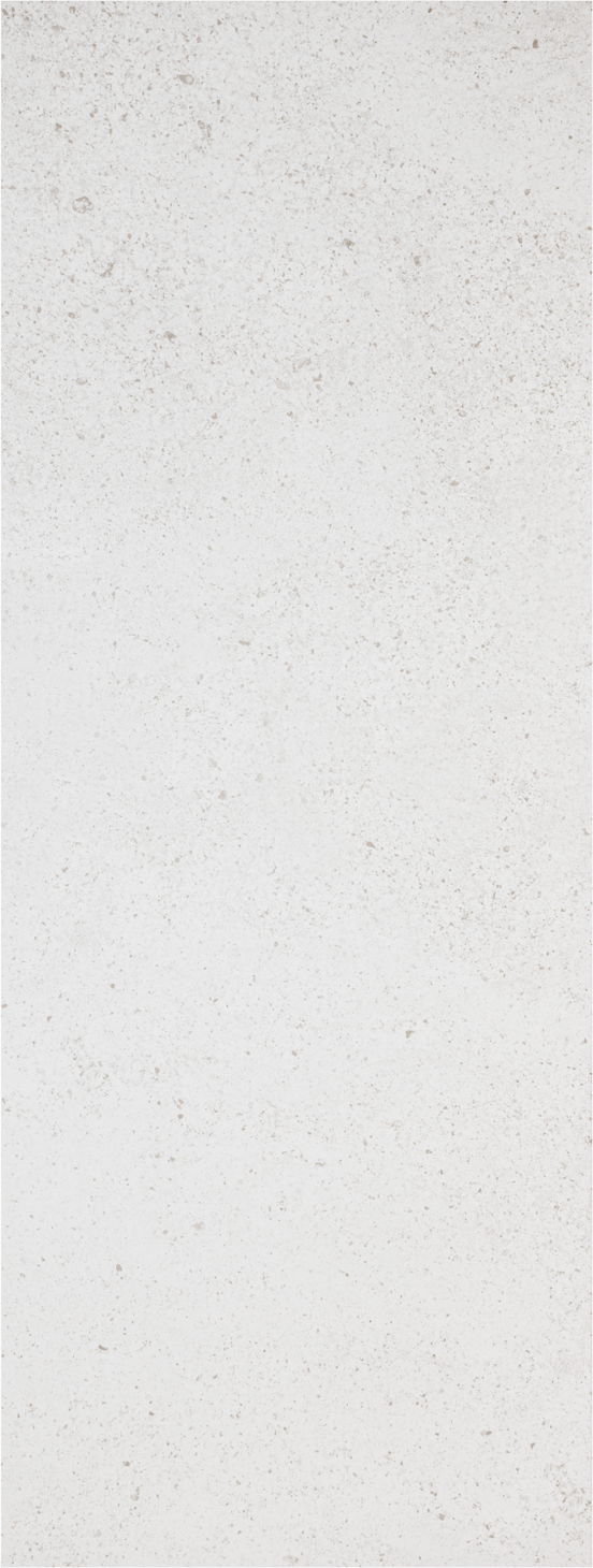 Luca Varess Artdeco douchewandpaneel 90 x 244 cm alu-composiet mat witte terrazzo