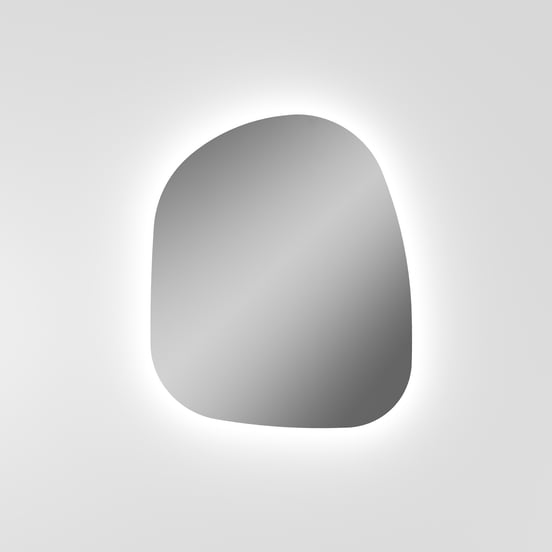 Balmani Cloud miroir organique lumineux et anti-buée 68 x 80 cm