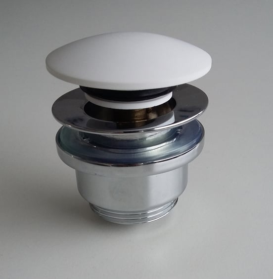 Balmani Click Curved afvoerplug afsluitbaar Solid Surface