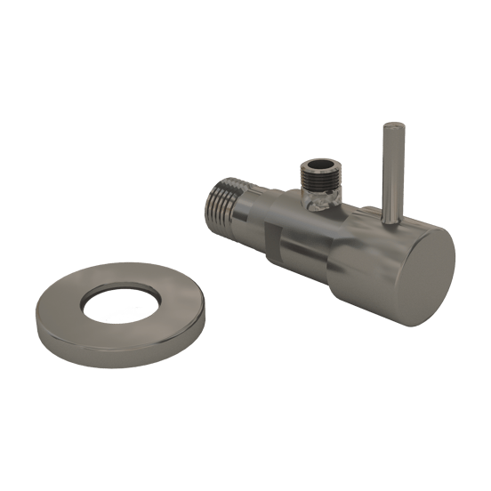 Santeg robinet d'équerre 1/2 - 3/8 GunMetal brossé