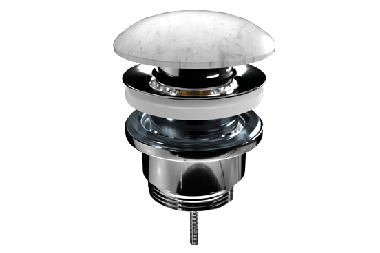 Balmani Click Curved crepine afsluitbaar Carrara