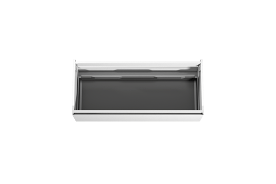 Storke Edge hängender Waschbeckenunterschrank: 120 x 52 cm, Weiß glänzend, 1 Schublade