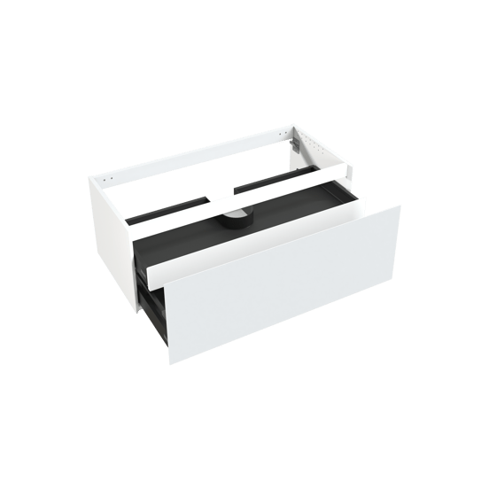 Balmani Idra zwevende wastafelonderkast 120 x 55 cm mat wit 2 lades