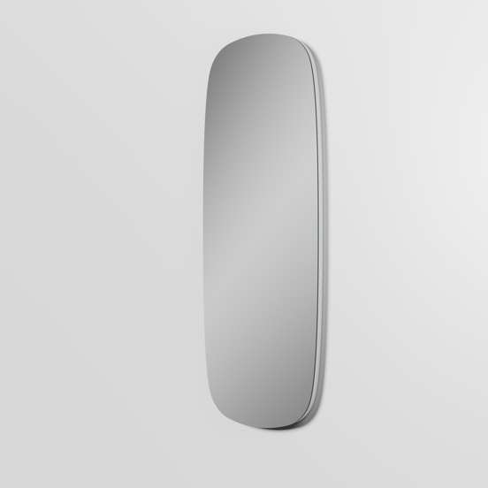 Balmani Cloud organisch badkamerspiegel 38 x 100 cm met spiegelverlichting en anti-damp