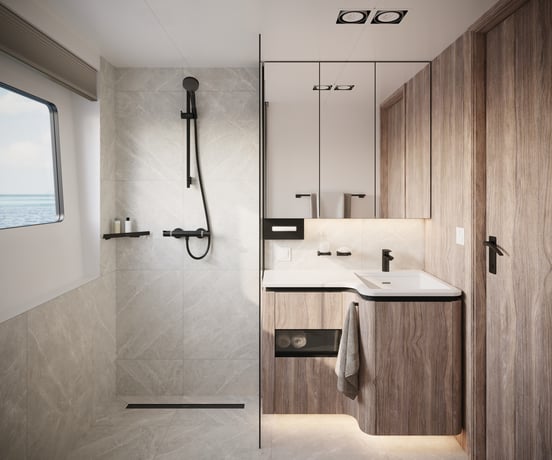 Hansgrohe Ecostat Comfort thermostatische kraan douchekraan Mat Zwart