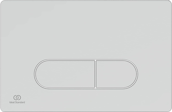 Oleas M1 bedieningspaneel Mat Chroom voor Ideal Standard ProSys inbouwreservoir