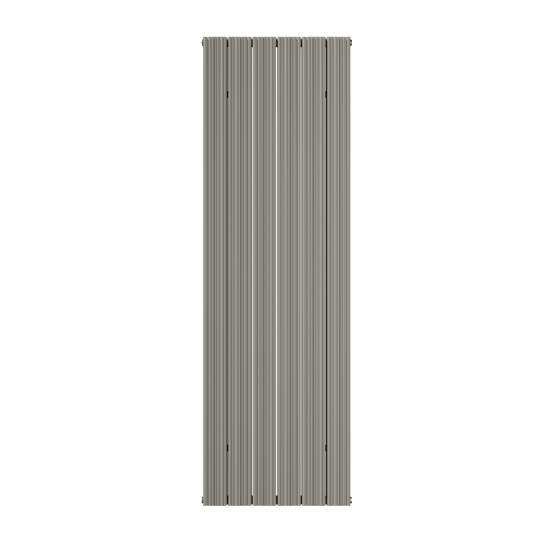 Vipera Mares Doppelhandtuchheizkörper: 56,5 x 180 cm, Zentralheizung, Seidengrau, Seiten- & Mittelanschluss, 2159W