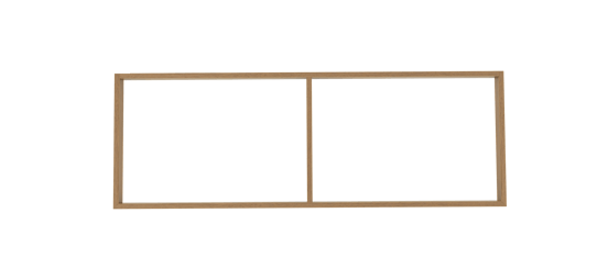 Balmani Legno socle pour meuble sous-vasque chêne vieilli 150 x 52,5 cm