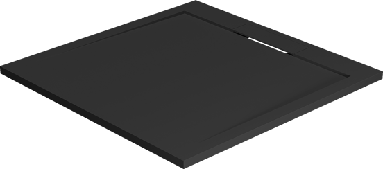 Balmani Andes douchebak 90 x 90 cm top solid Mat Zwart