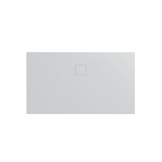 Linie Rumba douchebak 140 x 90 cm acryl mat wit leisteenstructuur