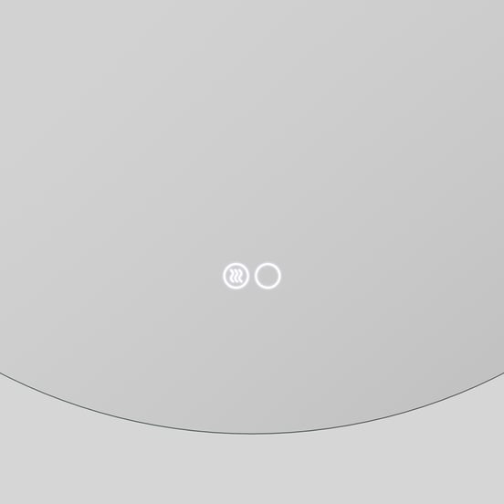 Balmani Giro Touch miroir rond lumineux et anti-buée Ø 70 cm