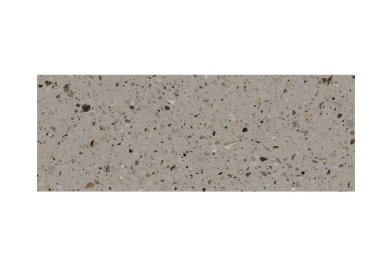Balmani Stretto enkel of dubbel wastafelblad greige terrazzo 150 x 55 cm