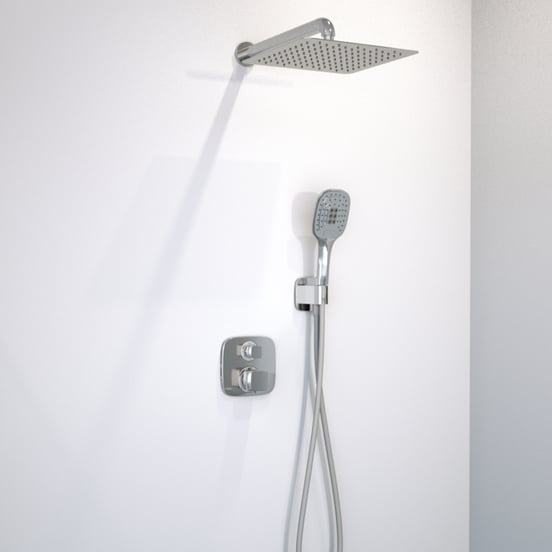 Hansgrohe FixFit Porter E Douchekophouder met doucheslangaansluiting 1/2" glanzend chroom