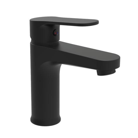 Linie Astor Waschbecken Armatur: Schwarz matt