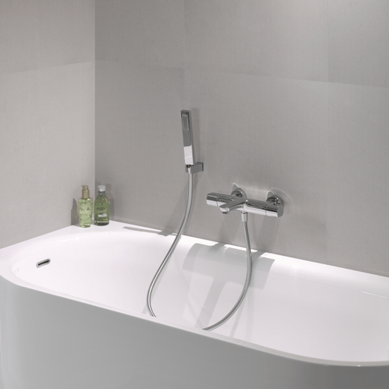 Blaufoss Bodan robinet de bain thermostatique chrome brillant