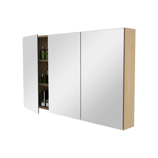 Storke Reflecta armoire de toilette 130 x 75 cm chêne naturel