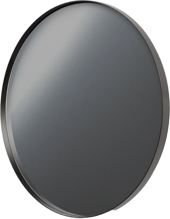 Balmani Giro Round miroir rond Brushed GunMetal Ø 75 cm