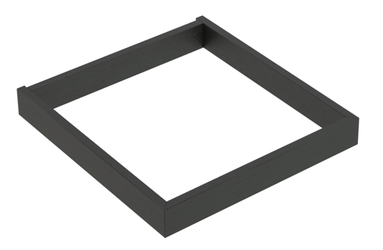 Balmani Lucida socle pour colonne salle de bains chêne noir 45 x 33 cm