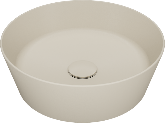 Storke Cona waskom mat sand top solid rond Ø 36 cm