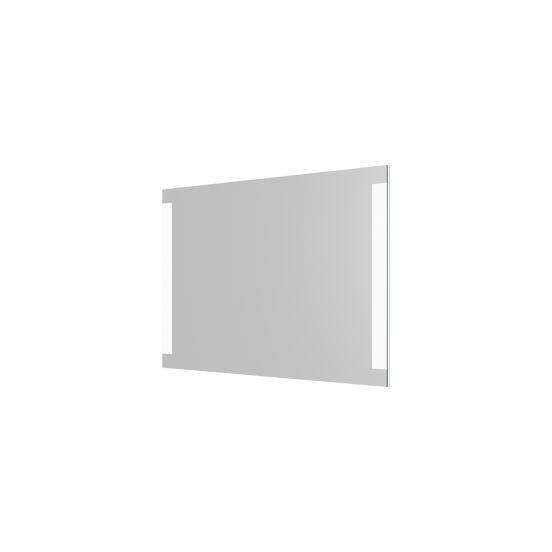 Linie Lunar rechthoekig badkamerspiegel 120 x 80 cm met spiegelverlichting