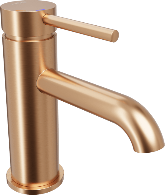 Blaufoss Round EcoStart robinet de lavabo standard Brushed Rosegold