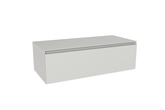 Storke Edge Modulo zwevende wastafelonderkast 105 x 48 cm mat wit 1 lade