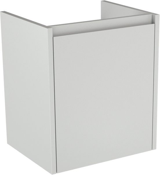 Storke Seda zwevend wastafelonderkast 45 x 35 cm mat wit deur