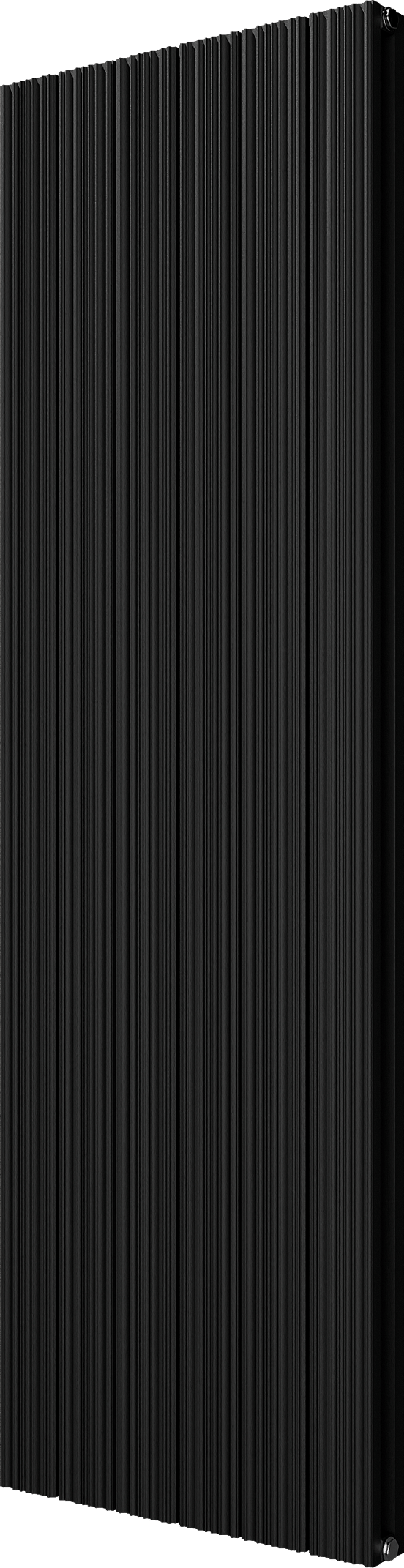 Vipera Mares dubbele handdoekradiator 56,5 x 180 cm centrale verwarming mat zwart zij- en middenaansluiting 2159W