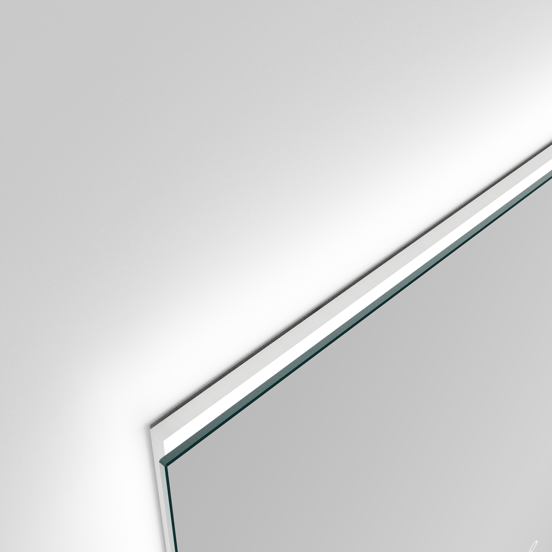 Balmani Giro Touch rechthoekig badkamerspiegel 120 x 65 cm met spiegelverlichting en anti-damp