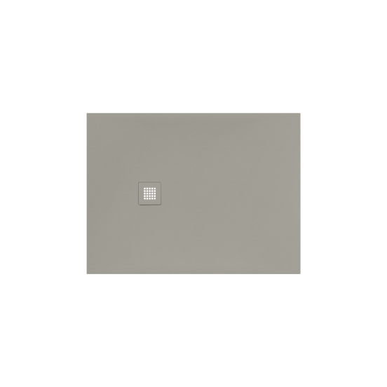 Luca Varess Classy duschwanne 120 x 90 cm marmorkomposit  Hellgrau matt rockstruktur