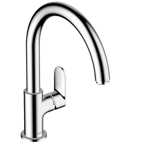 Hansgrohe Vernis Blend keukenkraan glanzend chroom