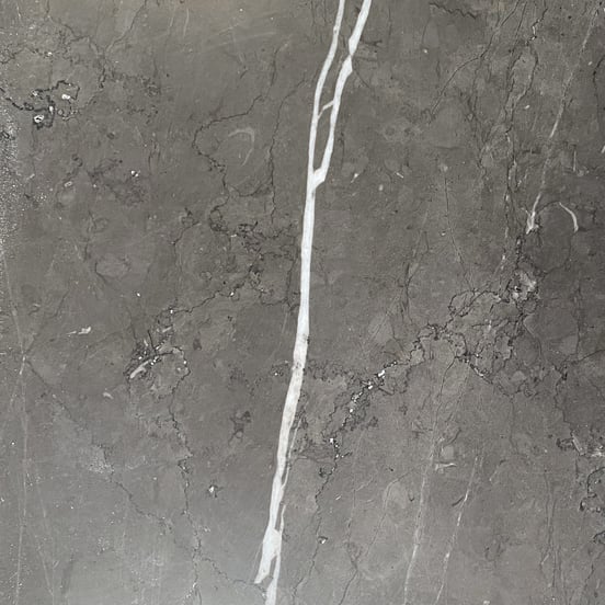 Balmani Stretto Einzelwaschtischplatte, Pietra Grey marmor, 90 x 55 cm