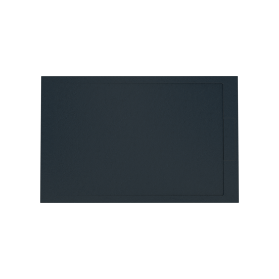 Balmani Indus receveur de douche 140 x 90 cm marbre composite gris graphite structure en ardoise
